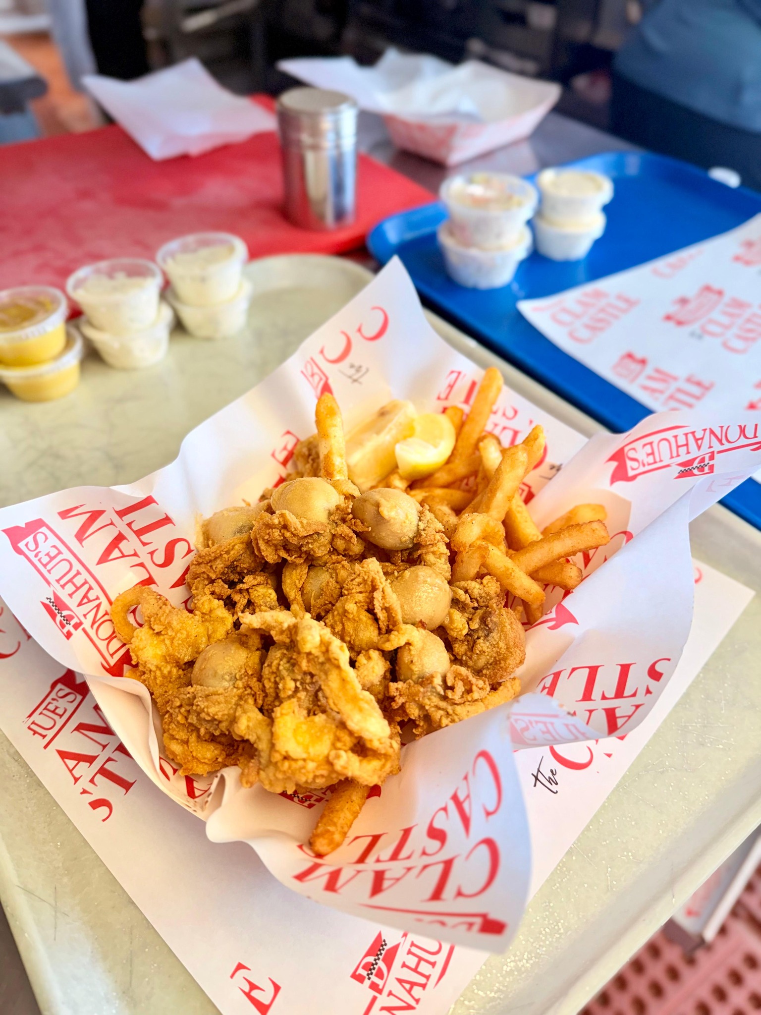 Freshly Grilled Fish at Donahue's Clam Castle