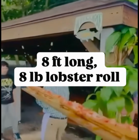 8ft Long Lobster Roll